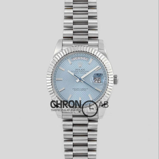 Day-Date 40 228236 Blue Dial in Platinum
