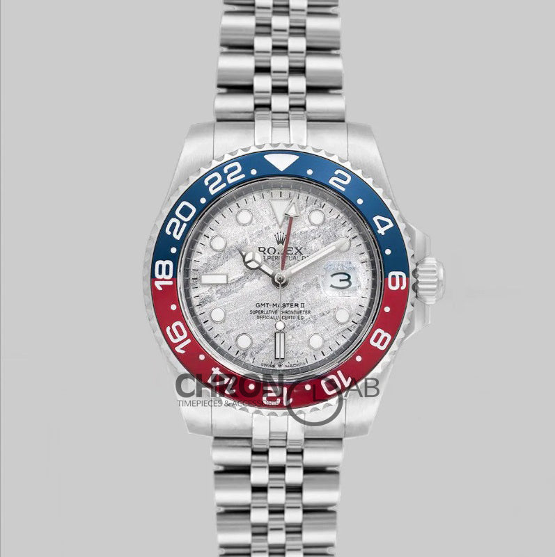 GMT Master II 126719 BLRO Meteorite Dial in Jubilee