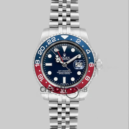 GMT Master II 126710 BLRO Pepsi Blue Dial in Jubilee