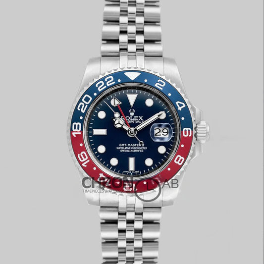 GMT Master II 126710 BLRO Pepsi Blue Dial in Jubilee