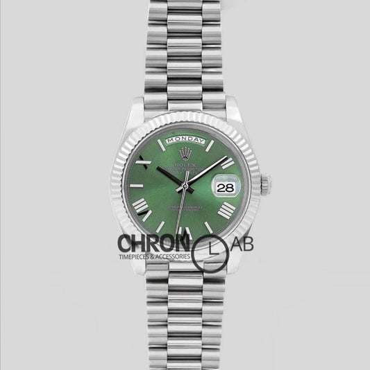 Day-Date 40 228235 Black Dial in White Gold