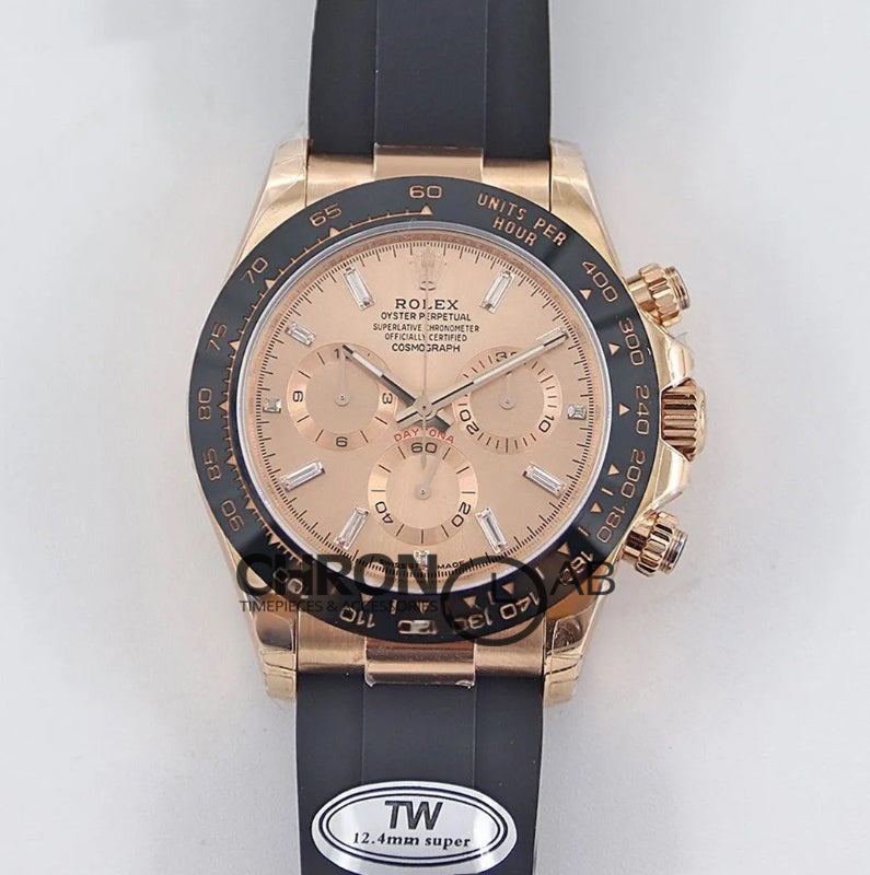 Cosmograph Daytona 116515 Roe Gold in Rose Gold Dial