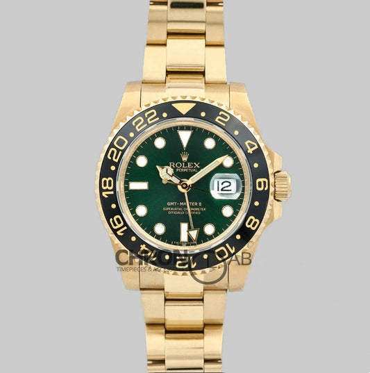 GMT Master II 116718GSO in Yellow Gold