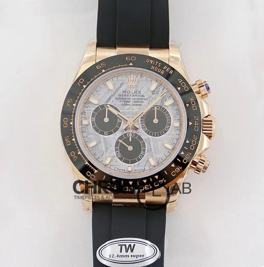 Cosmograph Daytona 116519LN White Gold in Meteorite Dial