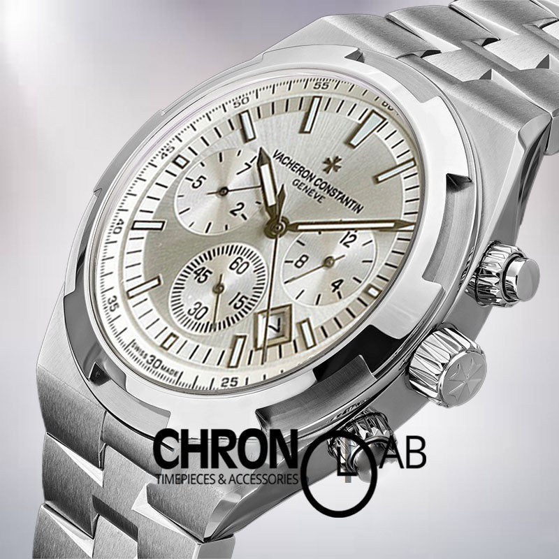 Overseas Men 5500V/110A-B075 42mm White Dial
