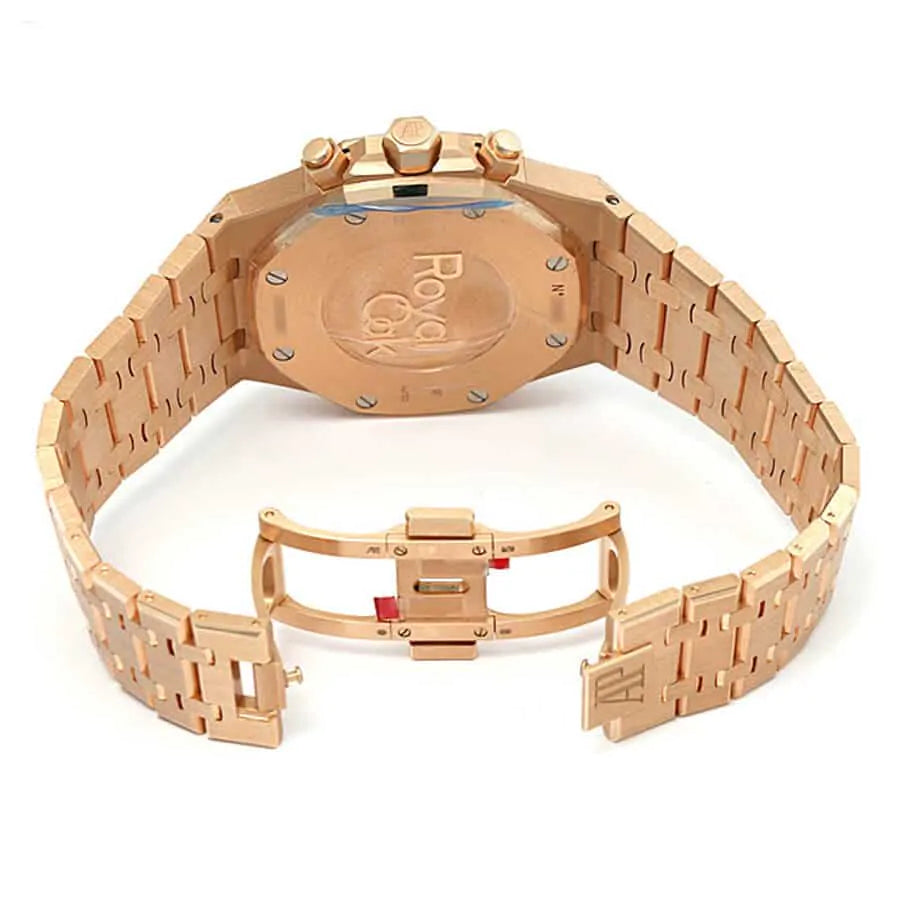 Royal Oak Rose Gold Black Dial Chronograph 41mm