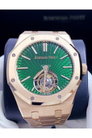 Royal Oak 41mm Flying Tourbillon Rose Gold Green Dial
