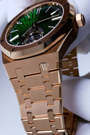 Royal Oak 41mm Flying Tourbillon Rose Gold Green Dial