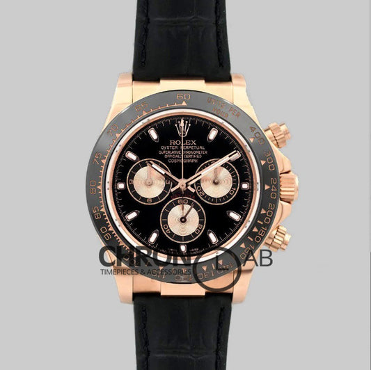 Cosmograph Daytona 116515 Black Dial in Rose Gold