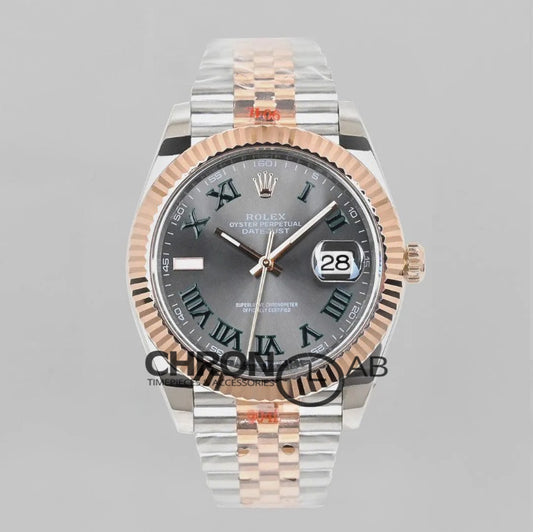 Datejust 3641 126331 Silver Dial in with Roman Markers in Jubilee