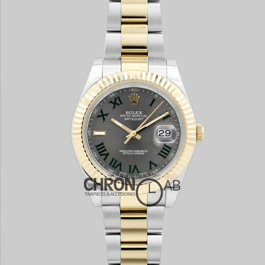 Datejust II 3641 126333 Silver Dial in with Roman Markers