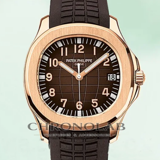 Aquanaut Automatc Ref. 5167R-001 Rose Gold Bran Rubber 40mm