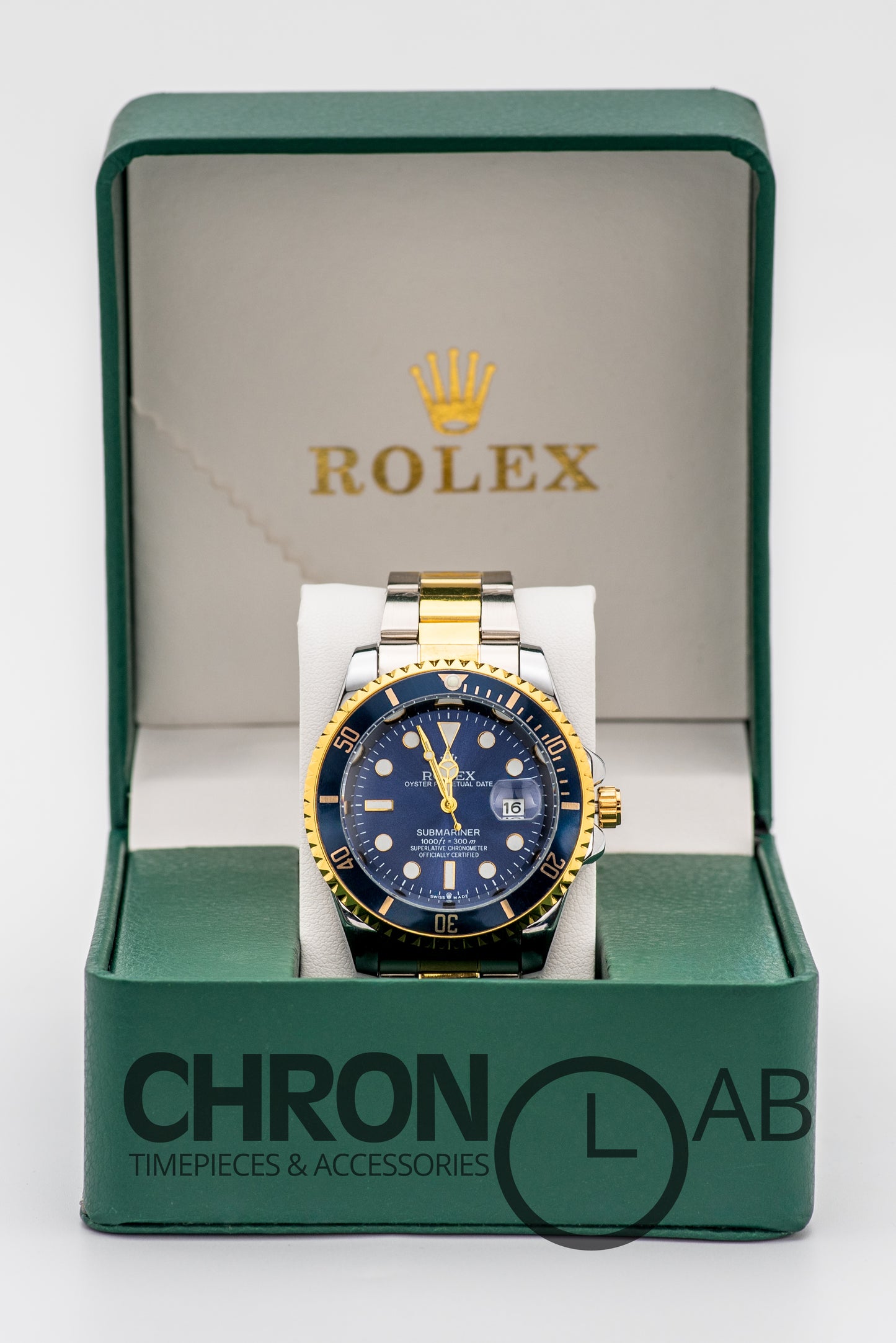 Submariner 2-Tone Blue Dial 40mm With Box