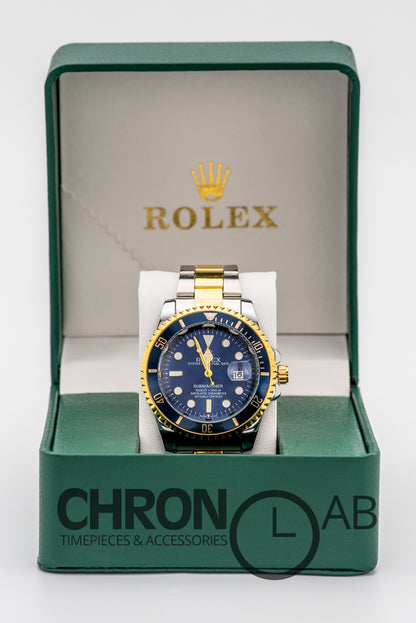 Submariner 2-Tone Blue Dial 40mm With Box