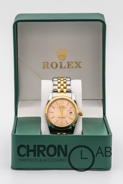 Datejust 2-Tone Gold Dial 36mm With Box