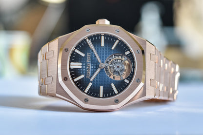 Royal Oak Flying Tourbillion 41mm Rose Gold Blue Dial 26730OR.OO.1320OR.02