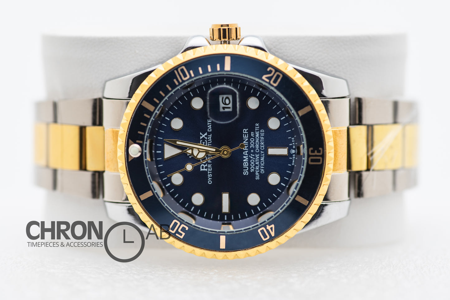 Submariner 2-Tone Blue Dial 40mm With Box
