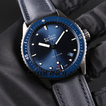 Replica Blancpain Fifty Fathoms Bathyscaphe 43mm 5000A.0140.O52A – πολυτελές ανδρικό diver watch