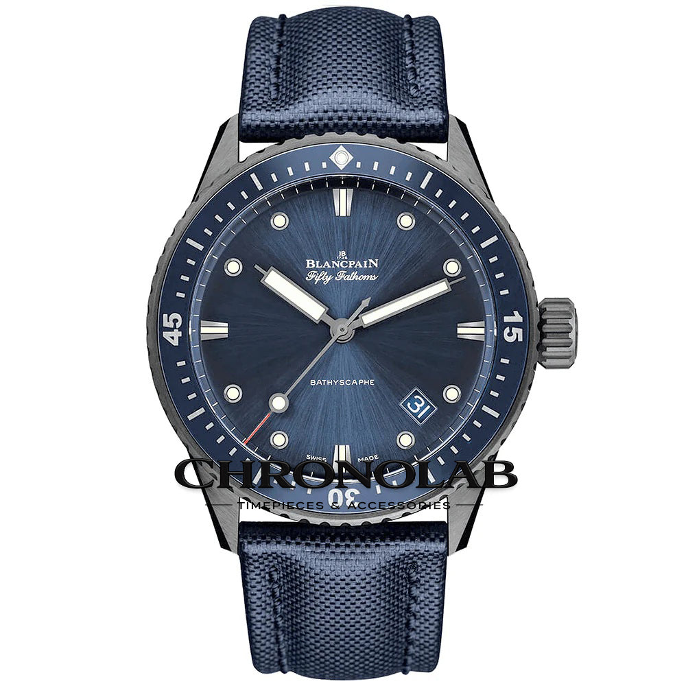 Blancpain Fifty Fathoms Bathyscaphe Replica 5000A.0140.O52A 43mm – ανδρικό καταδυτικό ρολόι Swiss Made
