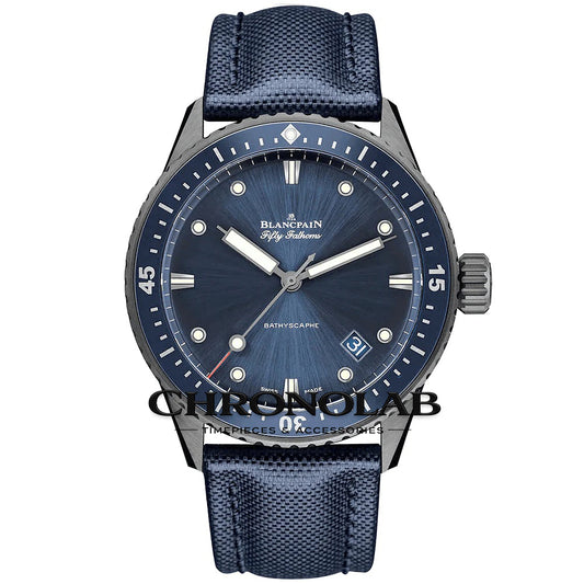 Blancpain Fifty Fathoms Bathyscaphe Replica 5000A.0140.O52A 43mm – ανδρικό καταδυτικό ρολόι Swiss Made