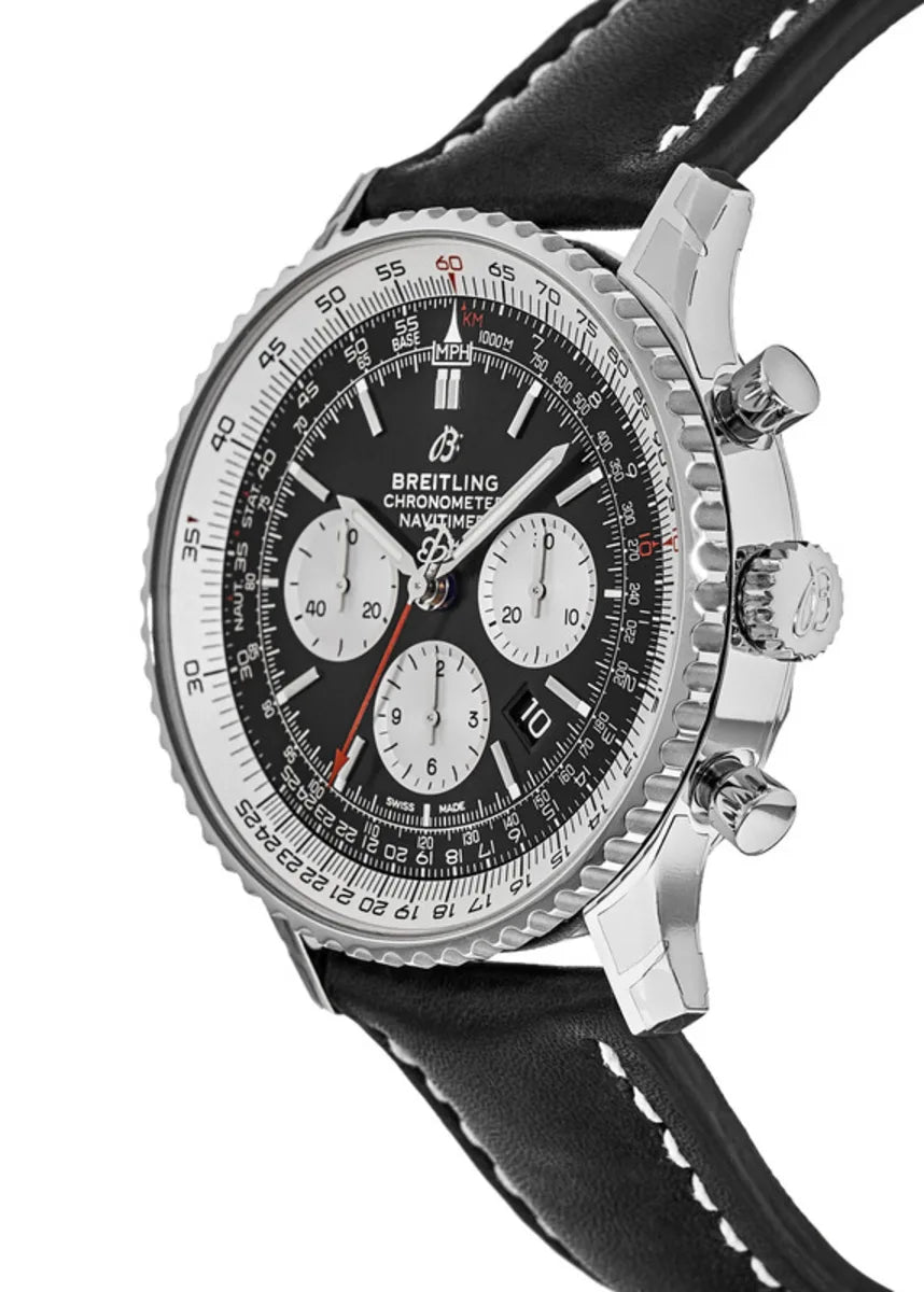Breitling Watch Navitimer 1 B01 Chronograph 46 Leather Tang Type