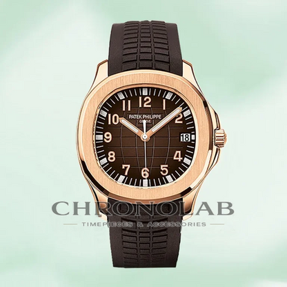 Aquanaut Automatc Ref. 5167R-001 Rose Gold Bran Rubber 40mm