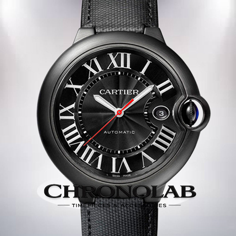 Replica Cartier Ballon Bleu 42mm WSBB0015 Automatic – ανδρικό ρολόι με μαύρο καντράν Swiss Made