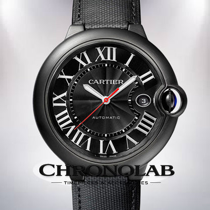 Replica Cartier Ballon Bleu 42mm WSBB0015 Automatic – ανδρικό ρολόι με μαύρο καντράν Swiss Made