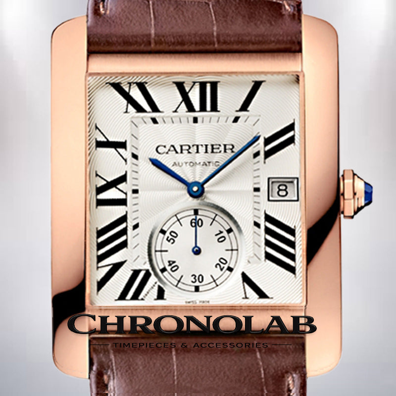 Cartier Tank MC Men’s Watch 36mm W5330001 Quartz with Black Leather Strap – Chronolab