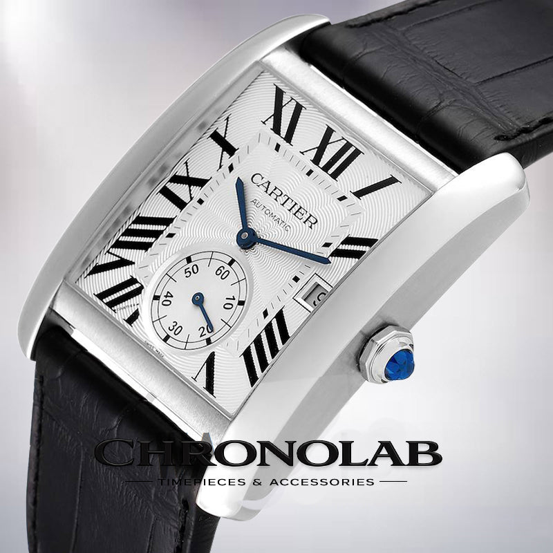 Κάσα Cartier Tank MC replica πλάγια όψη