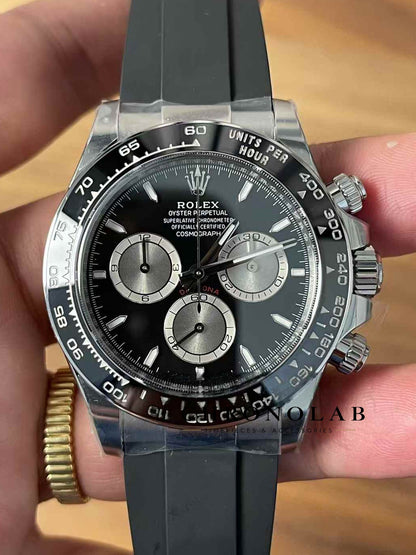 Rolex Cosmograph Daytona, Reference: 126519LN, Black Dial with Grey Chronograph Sub-Dials, Clean Factory V3 Edition, SH4131