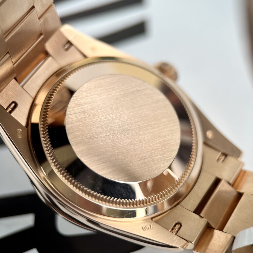 Rolex Day-Date Best Replica Watch Gold Wrapped + Diamonds Moissanite Baguette 36mm