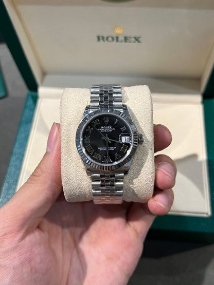 Rolex DateJust 31mm Replica Women’s Black Dial Clone