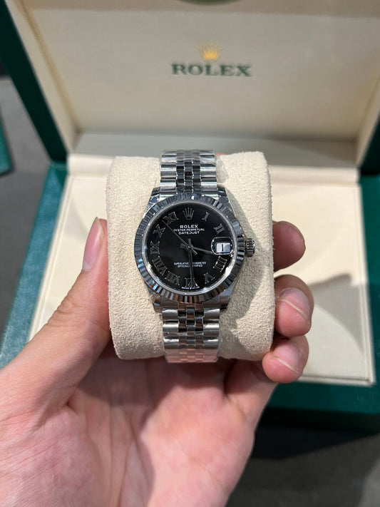 Rolex DateJust 31mm Replica Women’s Black Dial Clone