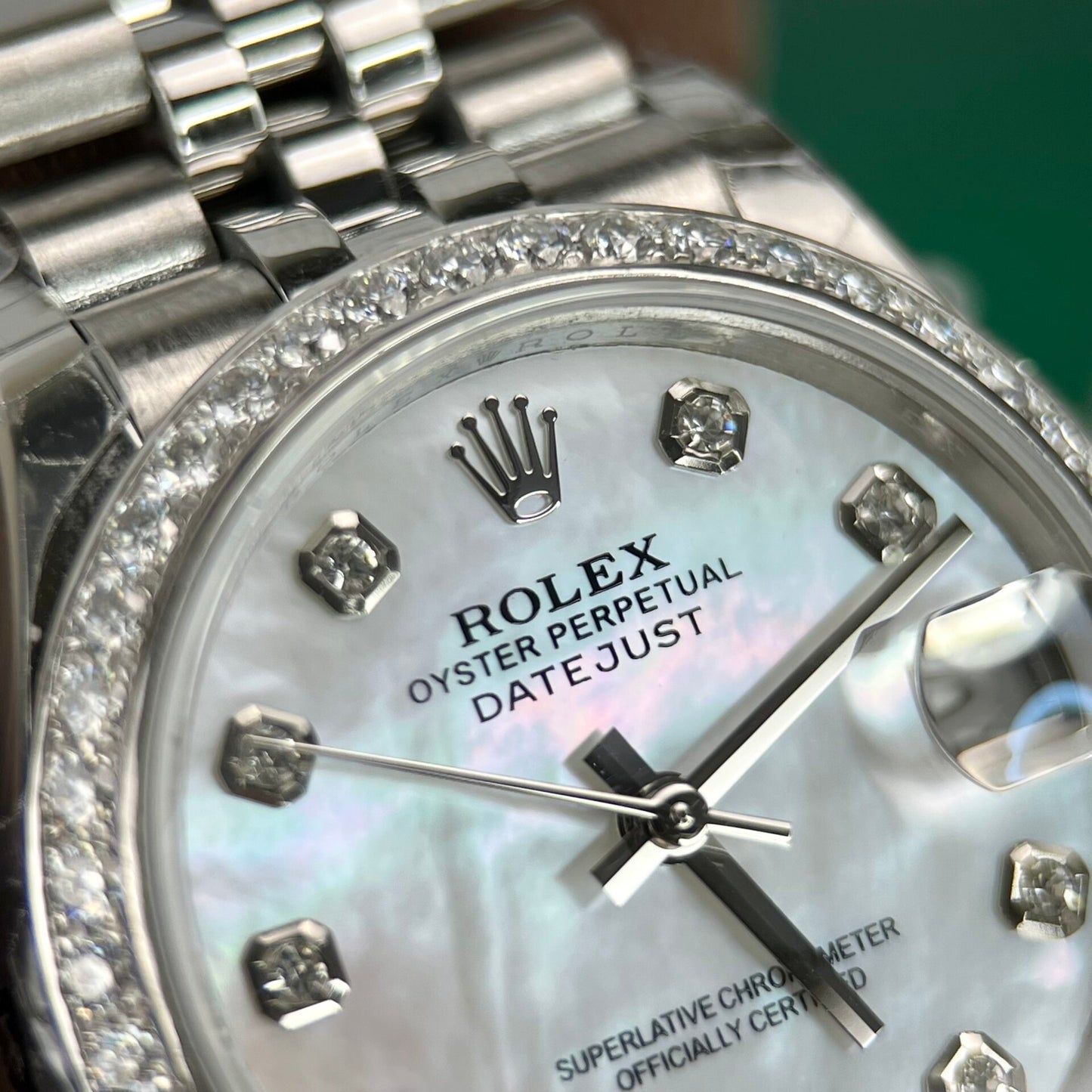 Rolex DateJust Replica Watch Jubilee Strap With Mother of Pearl Dial 31mm Clone