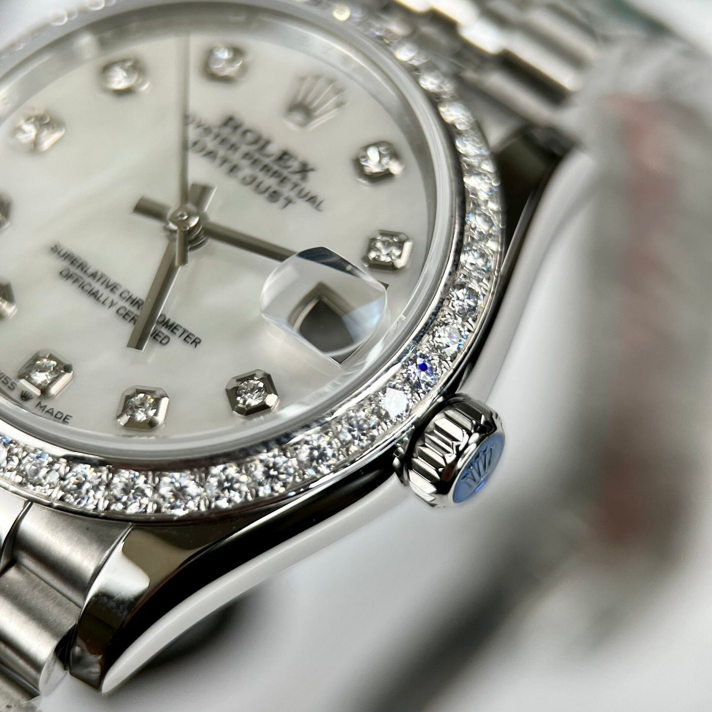 Rolex DateJust Replica Watch Jubilee Strap With Mother of Pearl Dial 31mm Clone