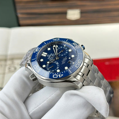 OMEGA Seamaster Diver 300M Chronograph 44mm Blue Dial Watch N1 Factory