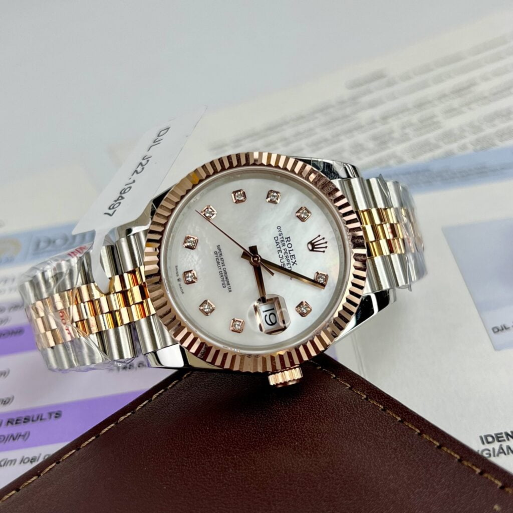 Rolex DateJust 126331 Replica – Mother of Pearl Dial – Gold Wrapped – GM Factory 41mm