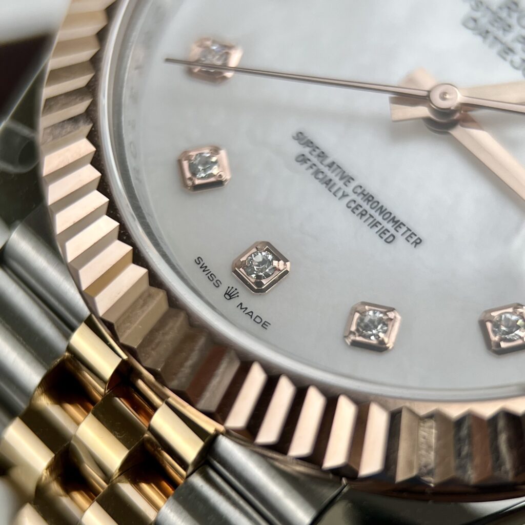 Rolex DateJust 126331 Replica – Mother of Pearl Dial – Gold Wrapped – GM Factory 41mm