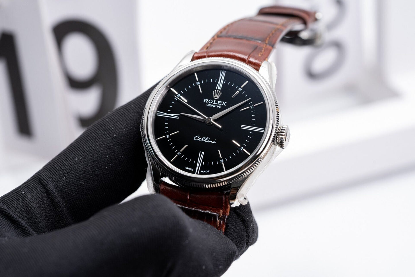 Rolex Cellini 50509 Replica 11 Watch Leather Strap MKS Factory 39mm