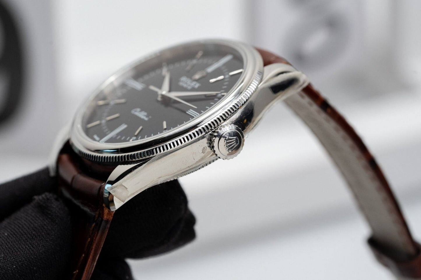 Rolex Cellini 50509 Replica 11 Watch Leather Strap MKS Factory 39mm