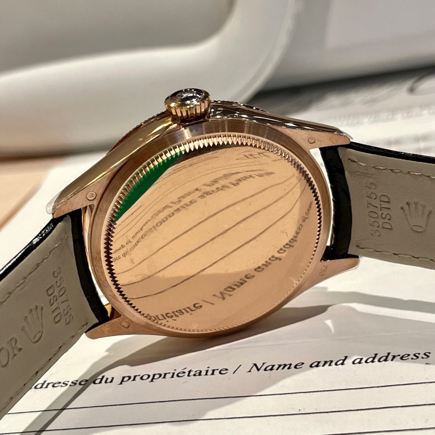 Rolex Cellini Time 50505 Replica Watch Leather Strap MKS Factory 39mm