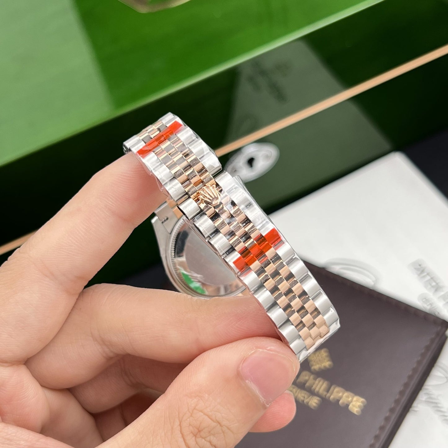 Rolex Replica Watch DateJust Mother Of Pearl Dial EW Factory 31mm