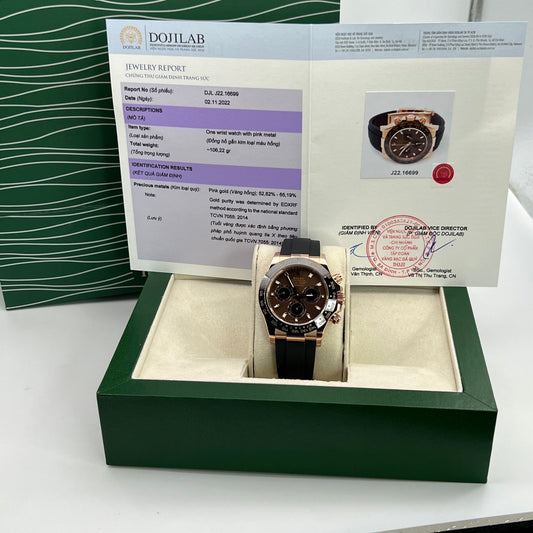 Rolex Best Replica Watch Daytona 116515LN Gold Wrapped Chocolate Dial 40mm Clone