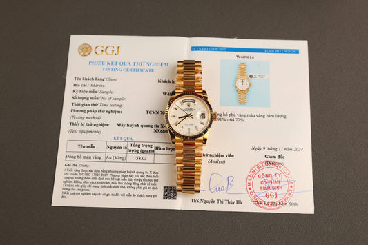 Rolex Day-Date Best Replica Watch Custom Moissanite Diamonds 36mm Clone