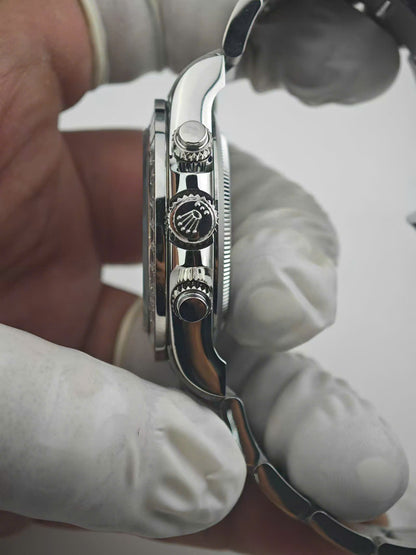 Rolex Cosmograph Daytona 116576TBR Replica Watch Platinum PT950 + Diamonds Custom 40mm  Clone