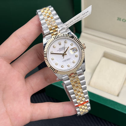 Rolex Replica Watch DateJust Gold Wrapped Mother Of Pearl Dial GM Factory 41mm
