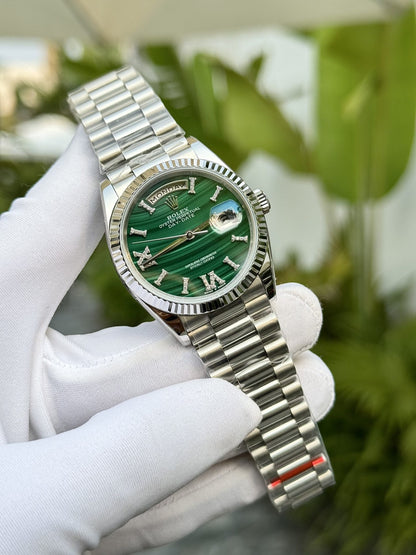Rolex Best Replica Watches Day-Date Roman Numeral Pile 40mm Clone