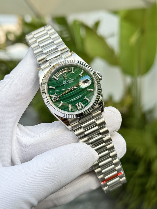 Rolex Best Replica Watches Day-Date Roman Numeral Pile 40mm Clone