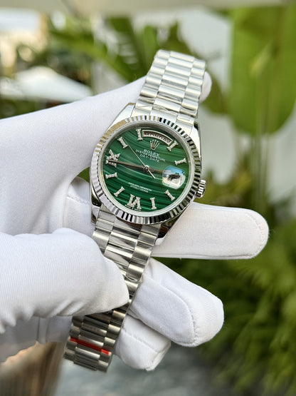 Rolex Best Replica Watches Day-Date Roman Numeral Pile 40mm Clone